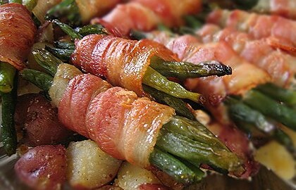 Bacon Wrapped Green Bean Bundles Recipe
