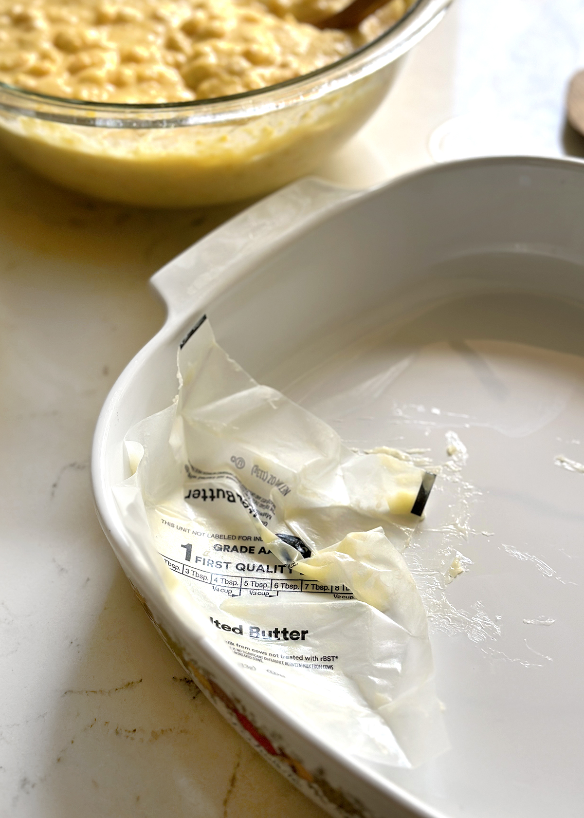 butter casserole dish