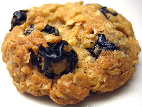 blueberry oatmeal cookies