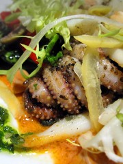 Octopus Salad at Wilshire Restaurant, Santa Monica
