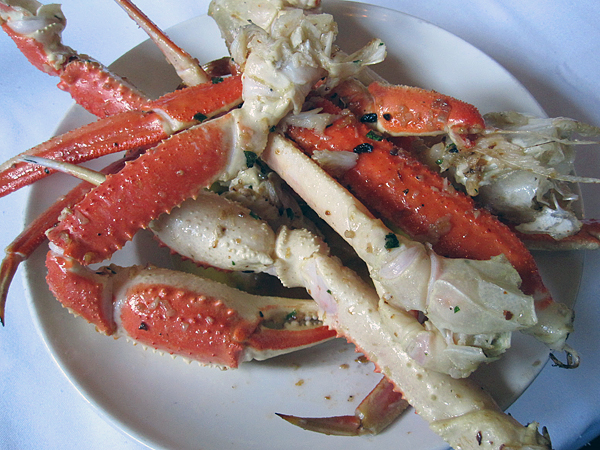 Crab Legs at Taps Fish House & Brewery, Brea