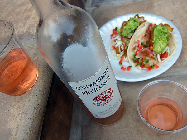 Rickys Fish Tacos Rose wine pairing
