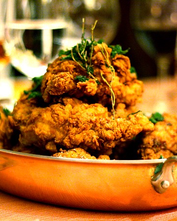 Bouchon, fried chicken platter