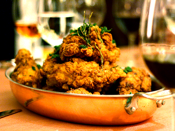 Bouchon, fried chicken platter