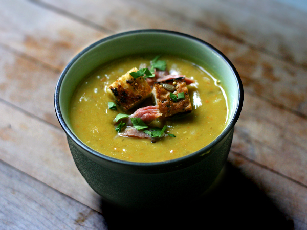 Split Pea Soup Three Ways - Half Cup Habit