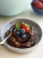 avocado chocolate pudding mousse
