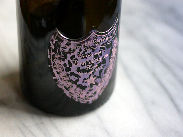 Dom Pérignon Rosé 2000 'Wild Panther' {wine} + Purple Mani with Pink Purple Leopard Accent {manicure}