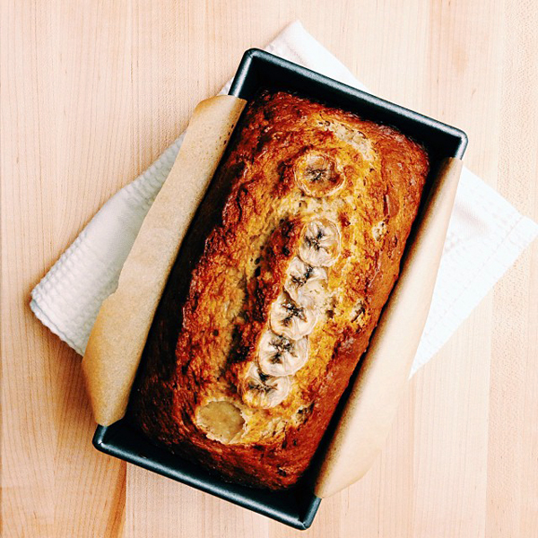 Banana Bread in an 8x8 Pan {so EASY & delicious}