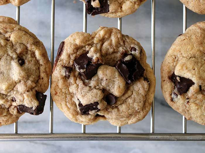 Browned Butter Chocolate Chip Cookies + Coffee Ice Cream Sandwiches {recipe}