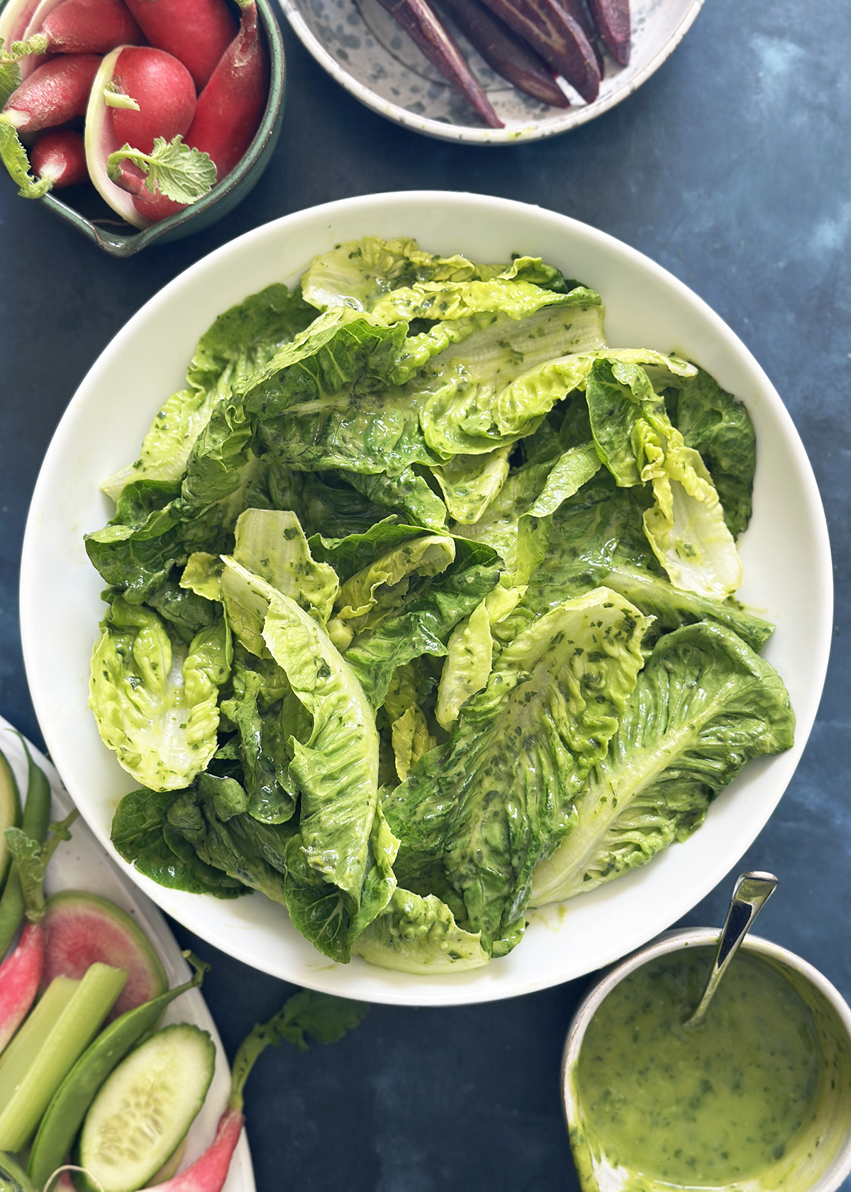 avocado green goddess salad
