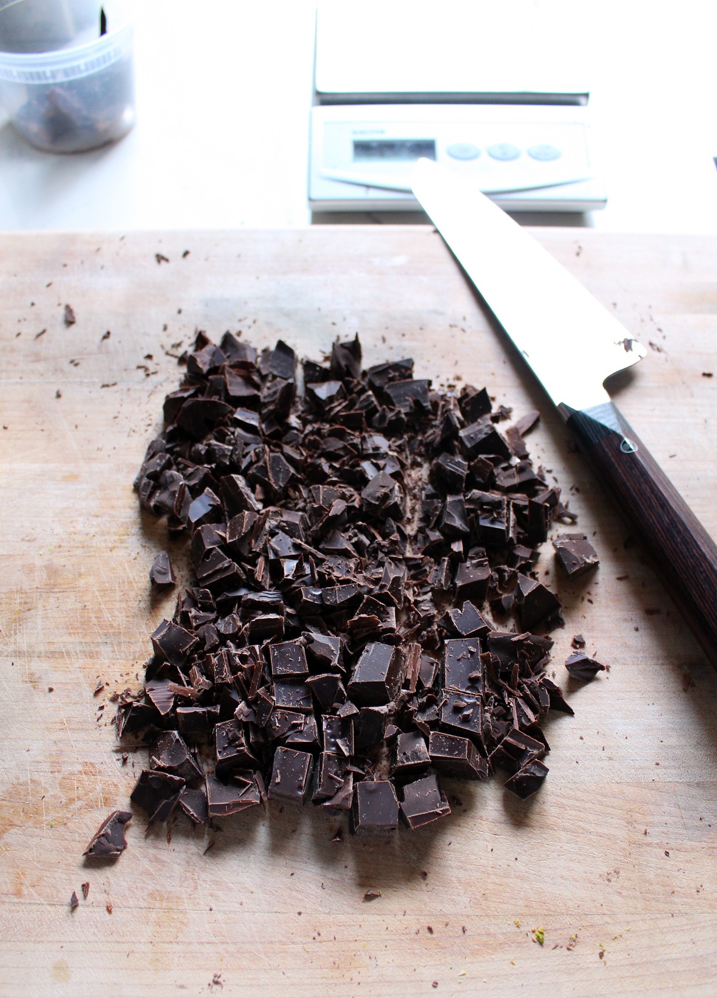 dark chocolate chopped