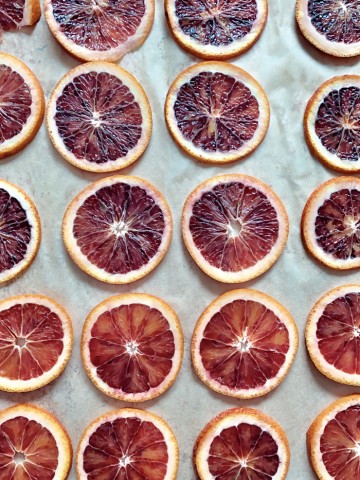 blood orange slices