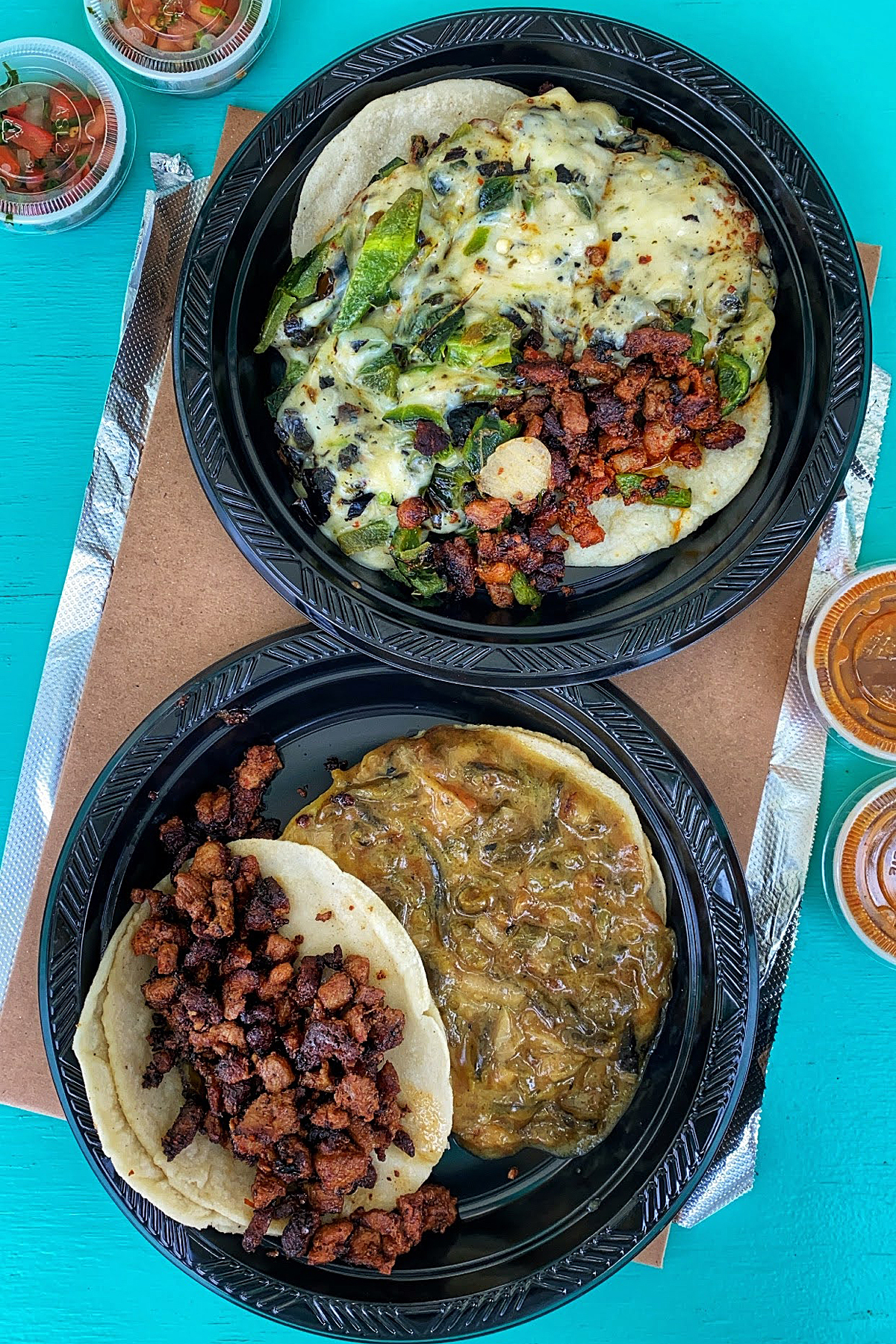 la super taqueria - especial, rajas, taco de adobada