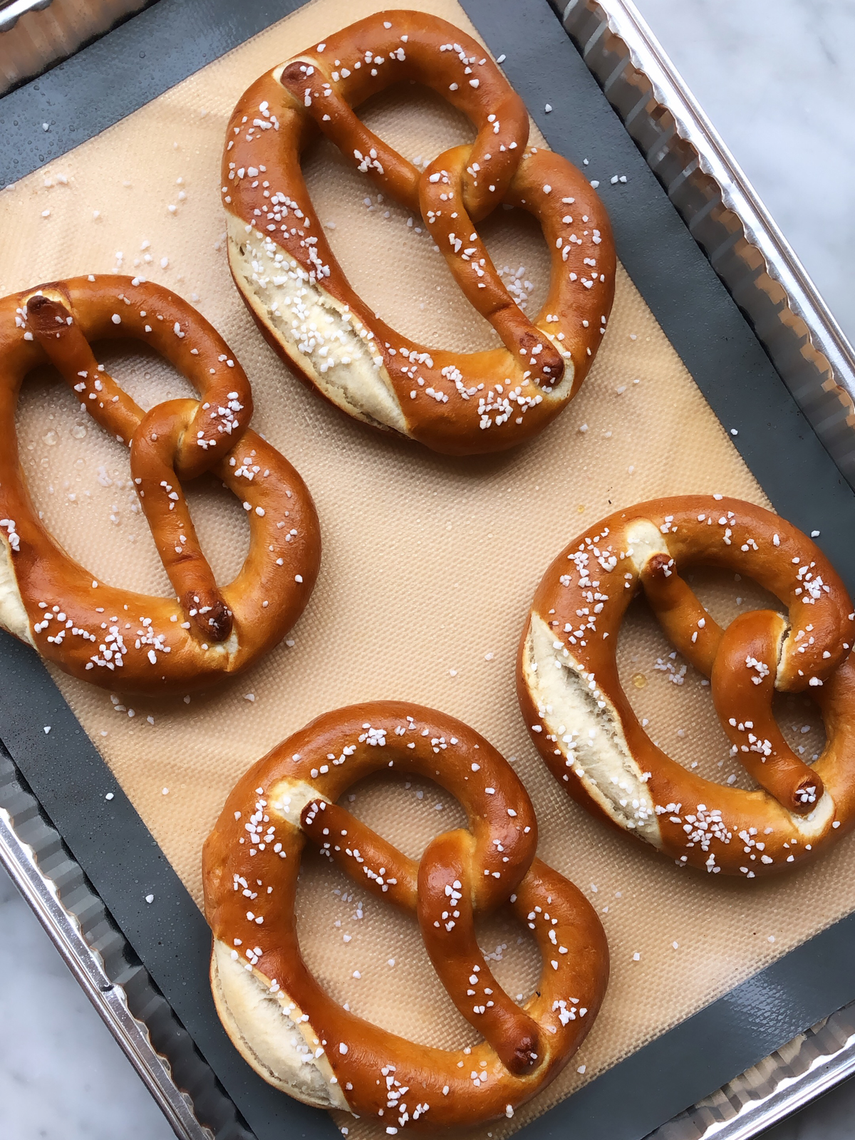 baked soft pretzels