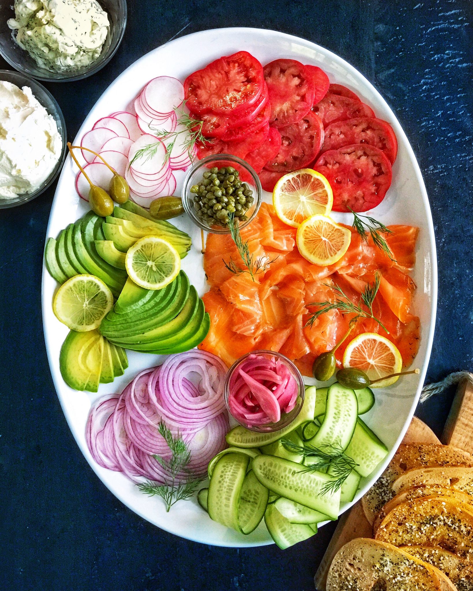 Smoked Salmon Accoutrements