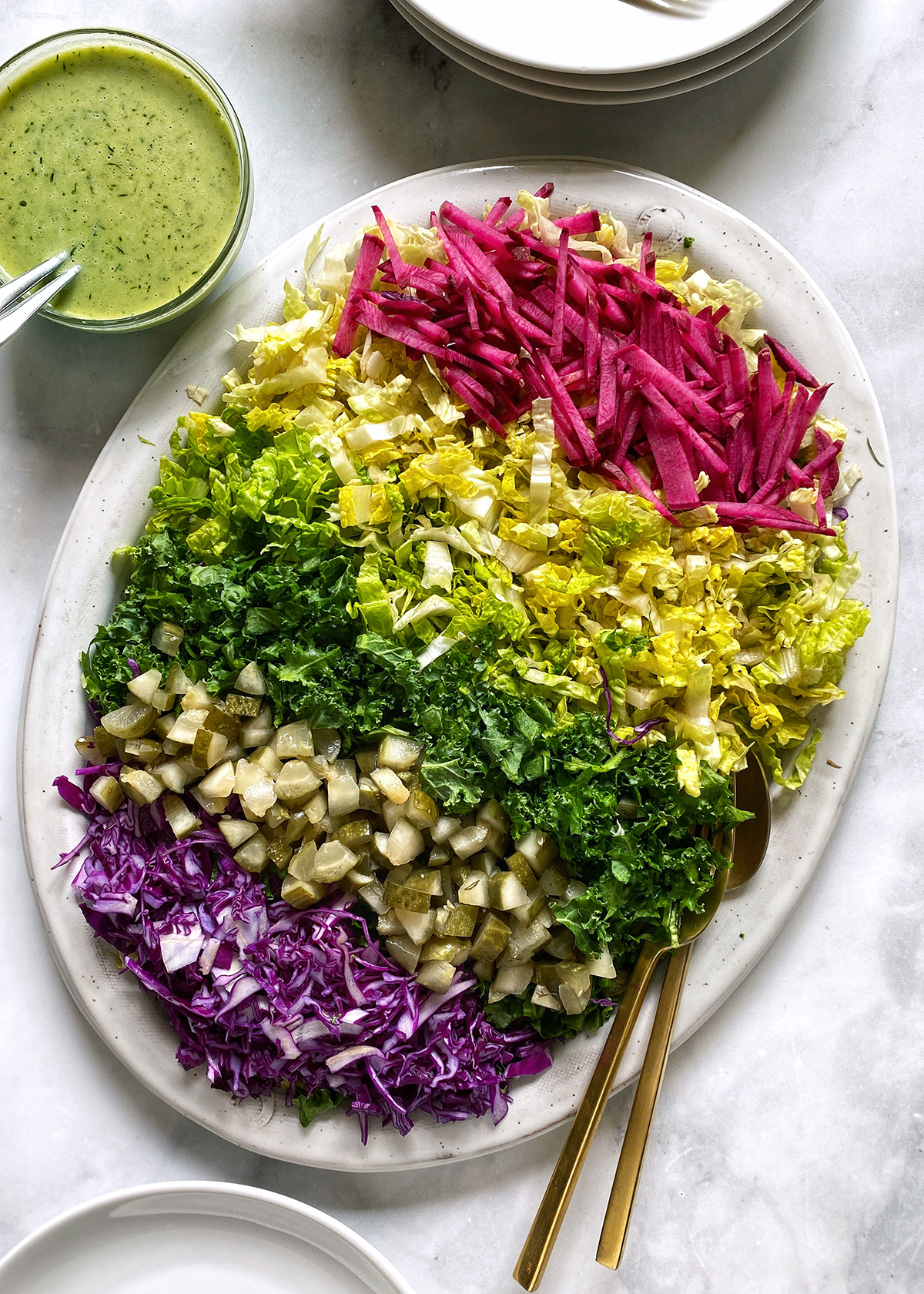 dill pickle chopped salad