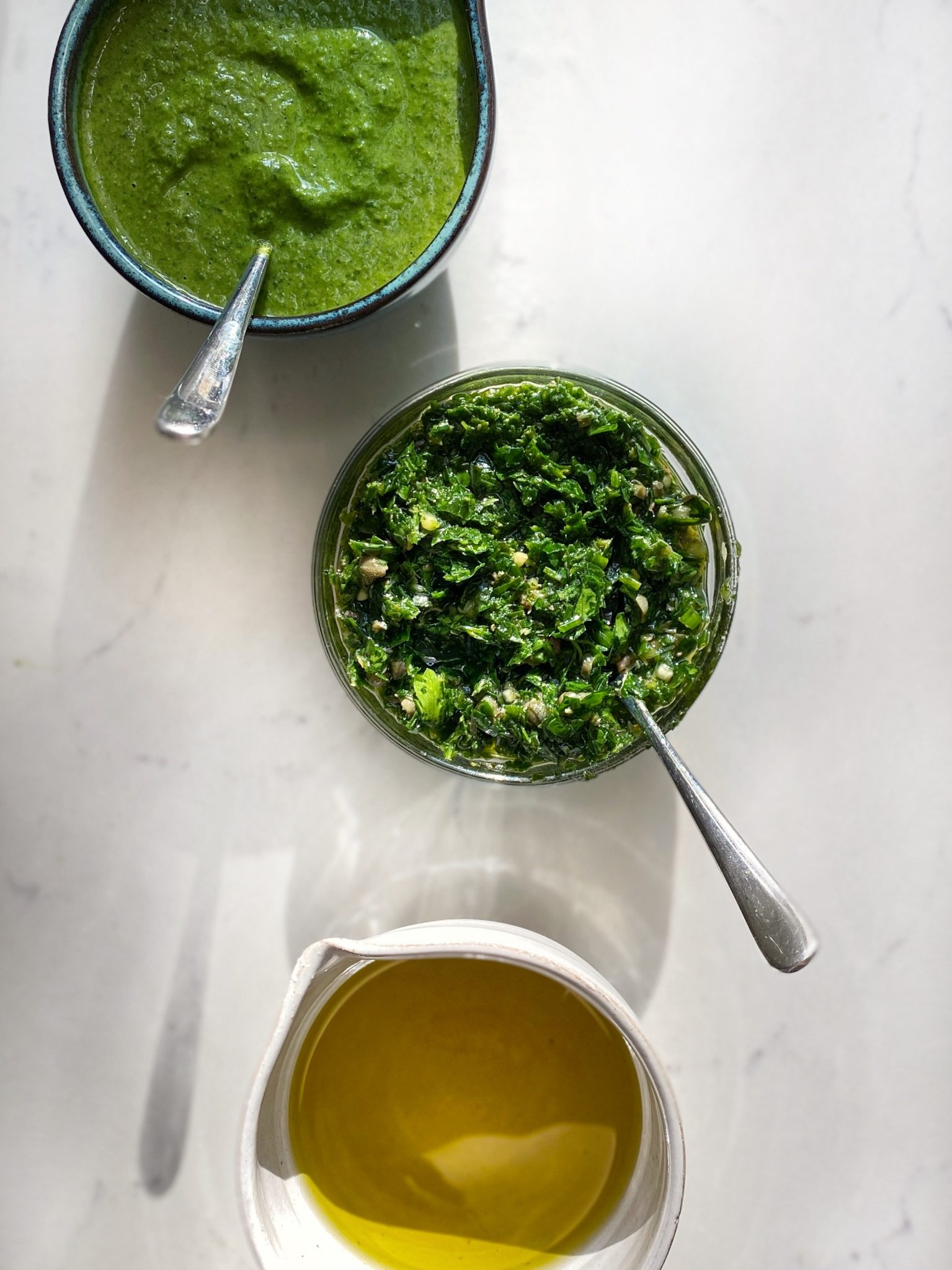 Sauce verte persillée (poulet braisé) - Parsley green sauce