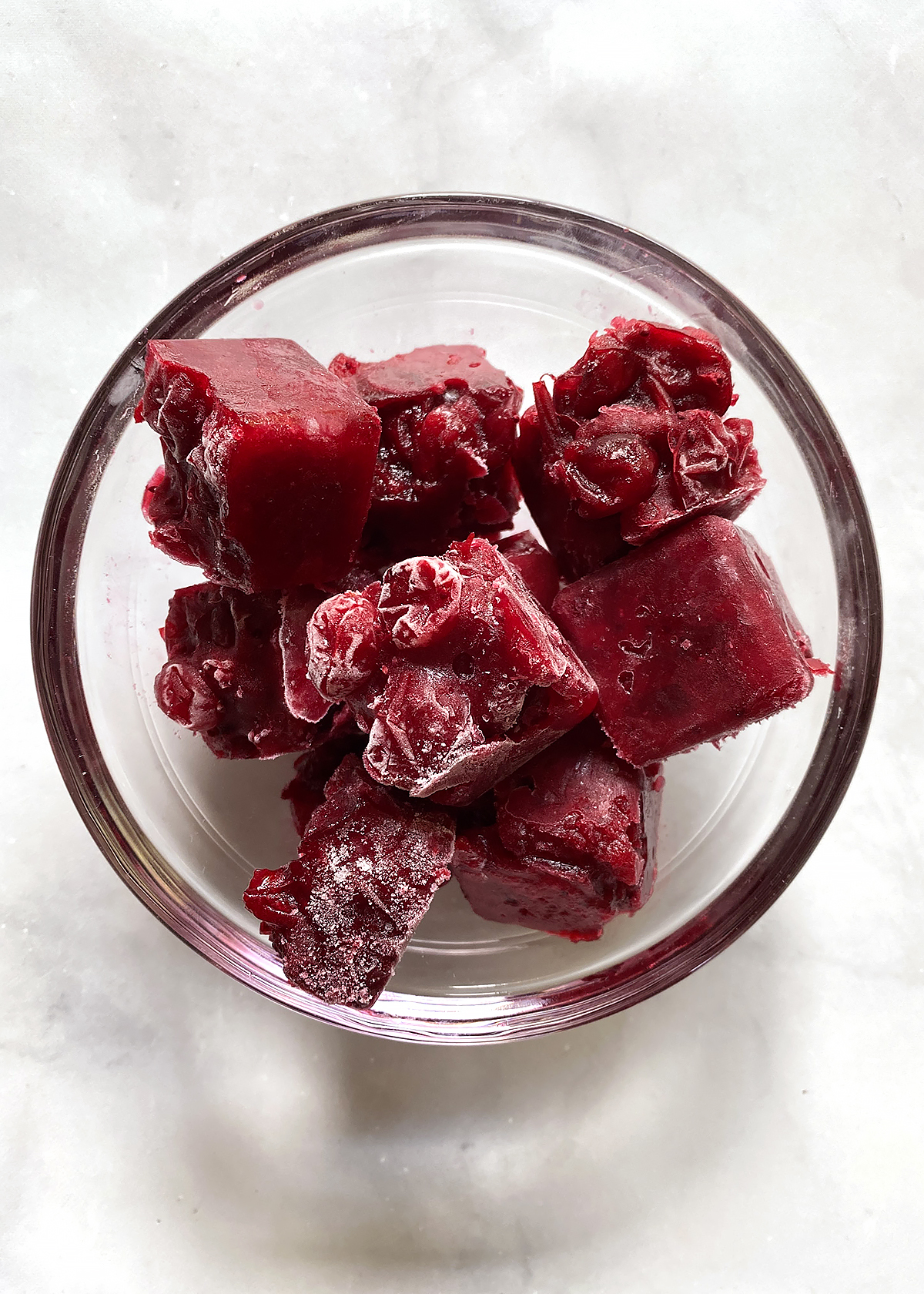 frozen cranberry sauce cubes
