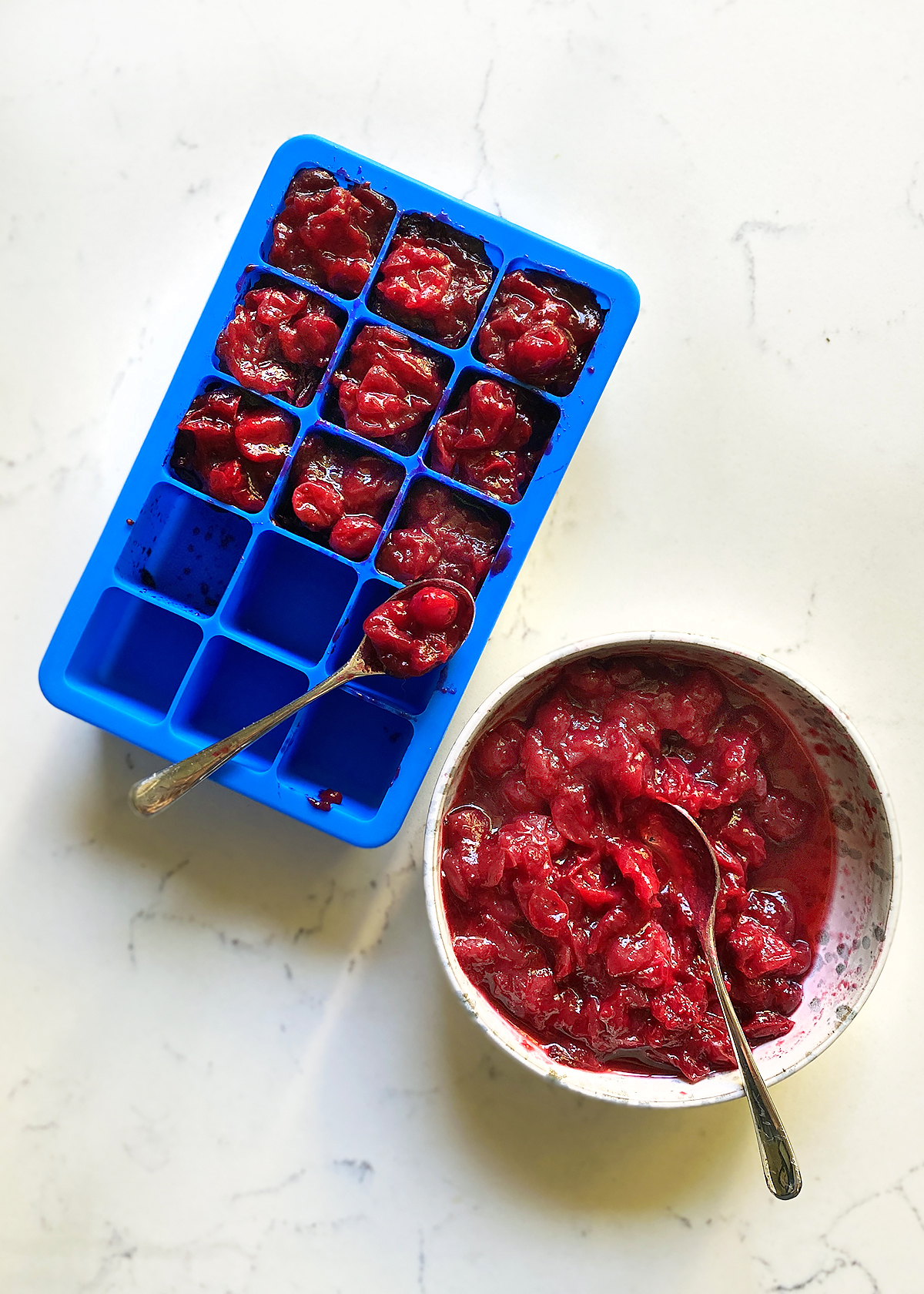 leftover cranberry sauce, freezing