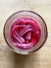 perfect pickled onions in jar