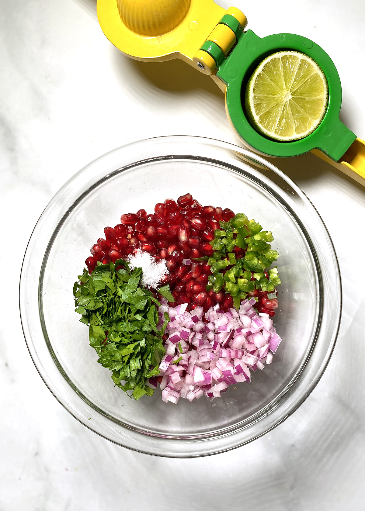 spicy pomegranate salsa