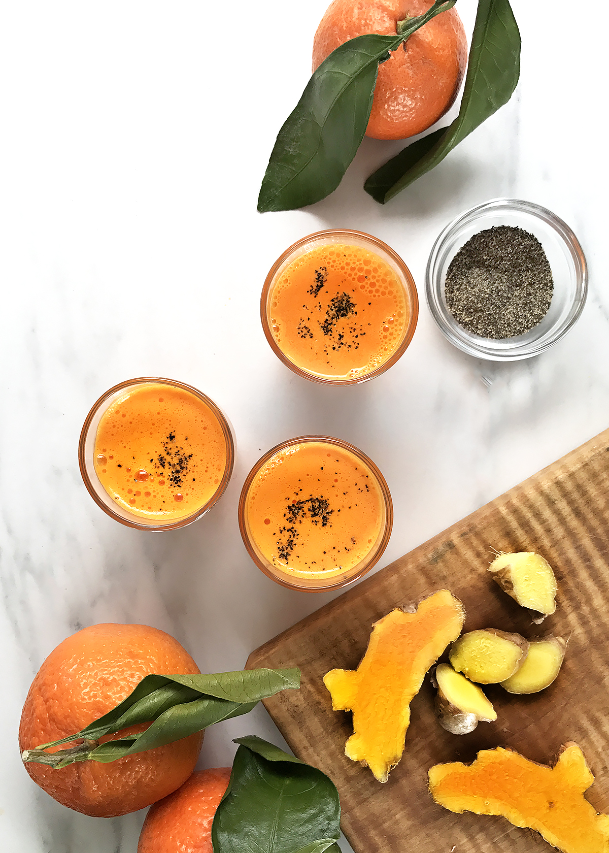 Carrot Tangerine Turmeric Juice