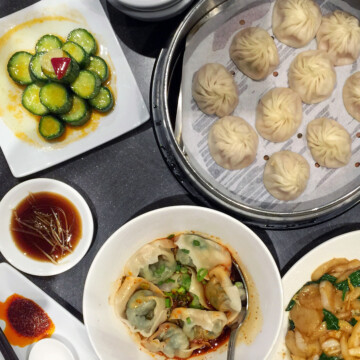 spicy cucumbers and dim sum at din tai fung restaurant