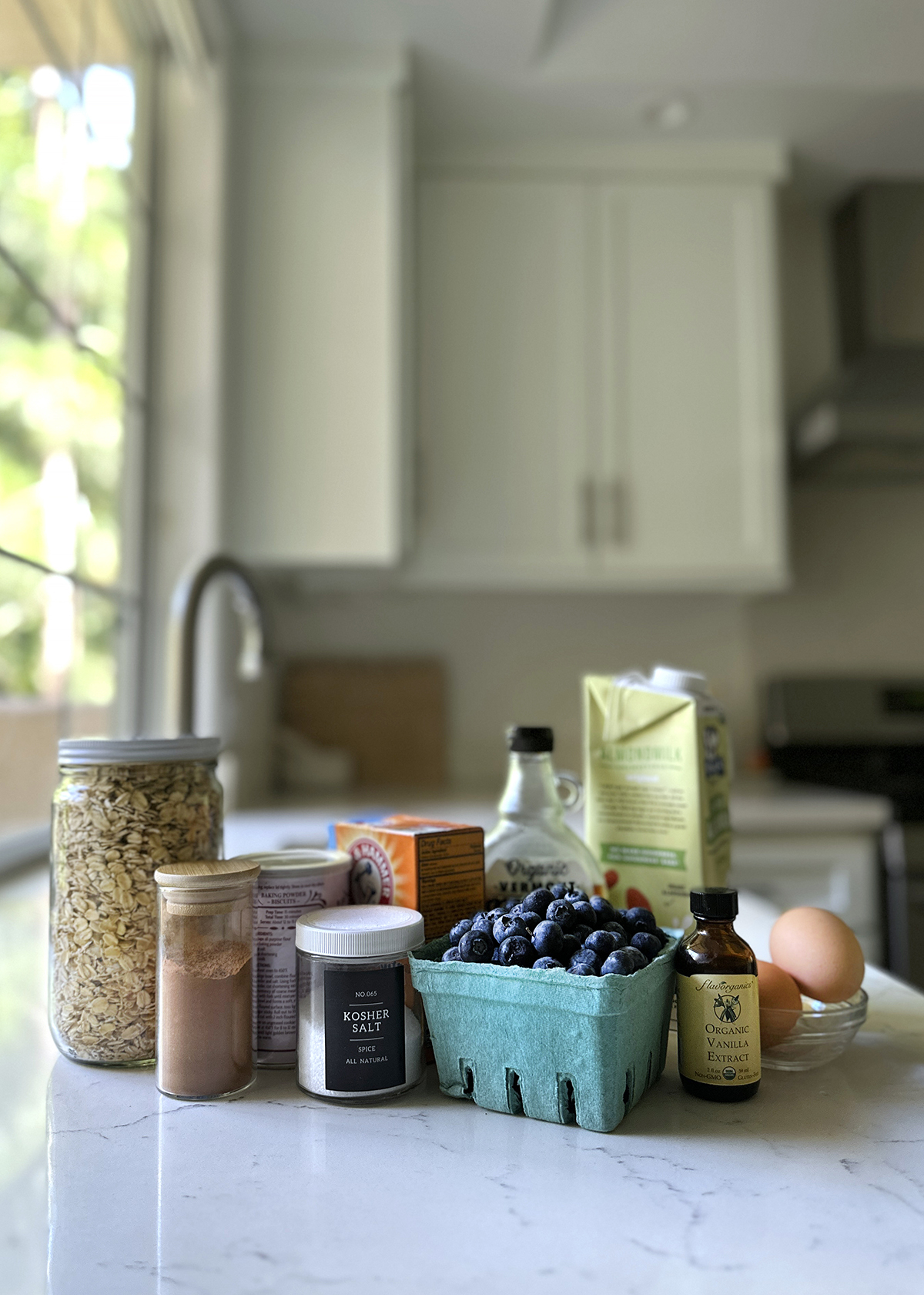 blueberry muffin baked oatmeal ingredients