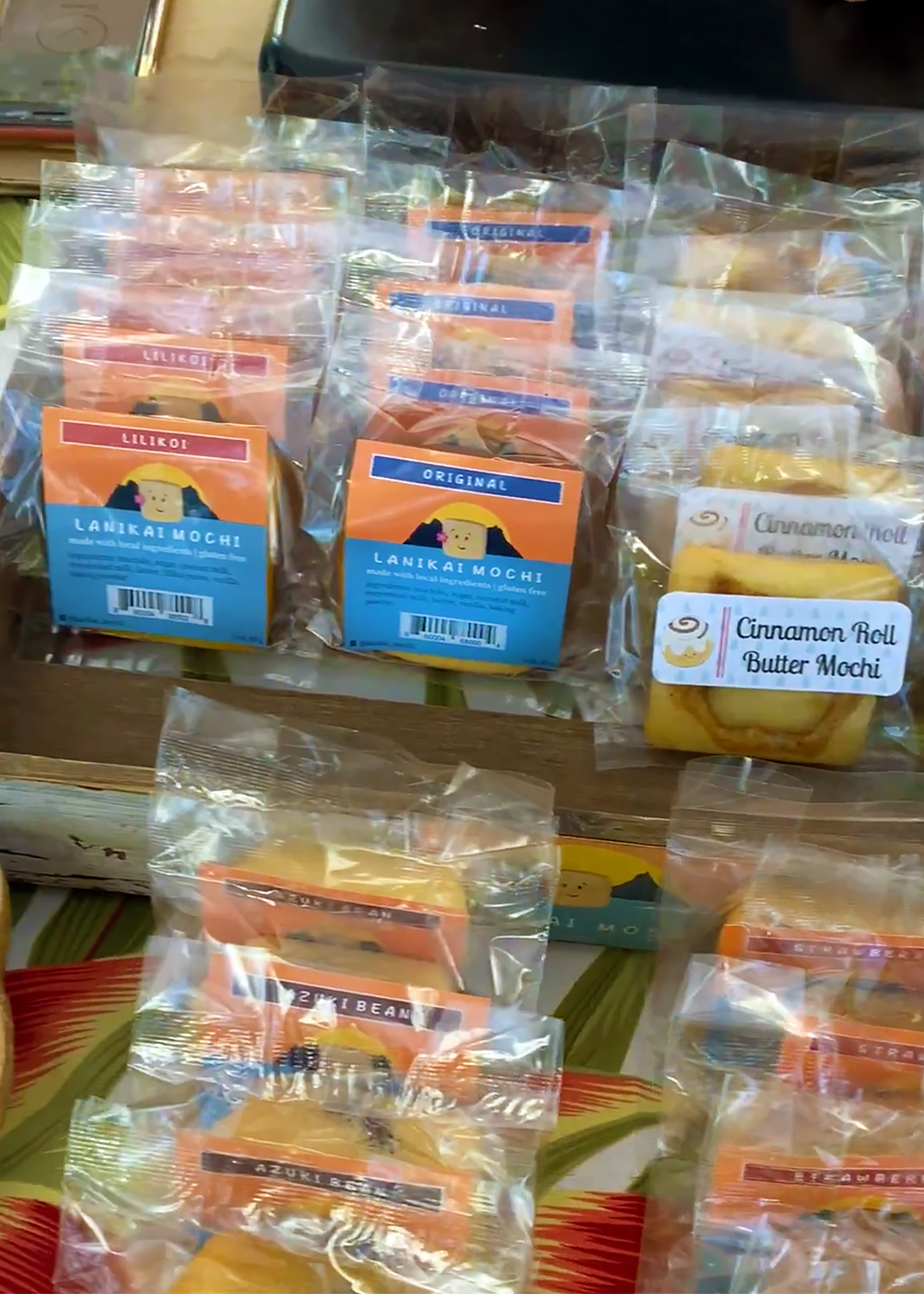butter mochi, hawaai farmers market