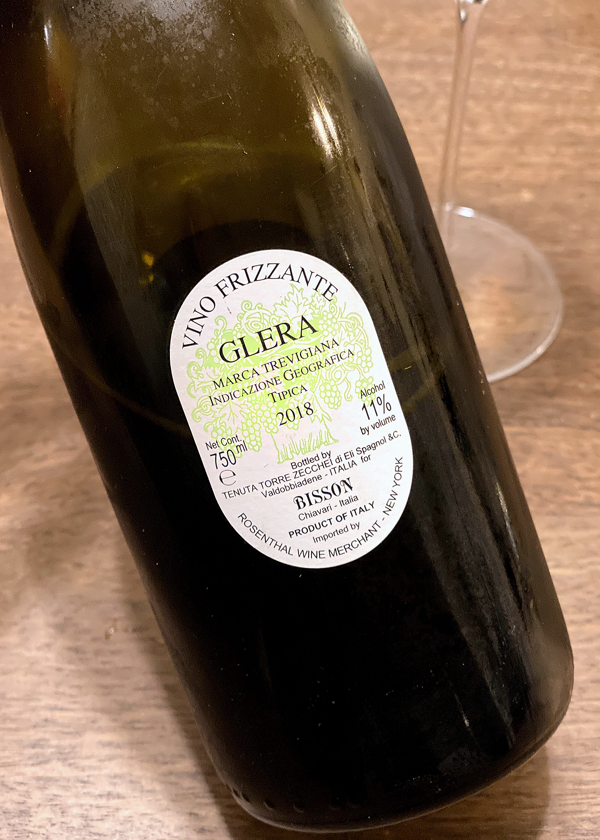 prosecco wine bisson glera bottle