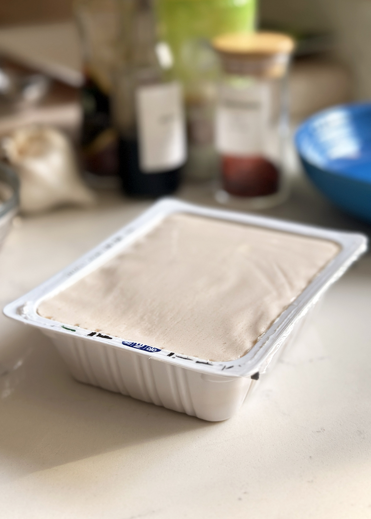 silken tofu in package