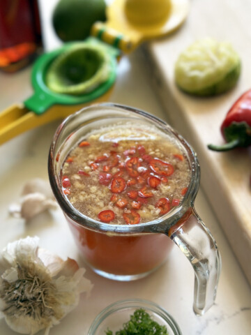 fish sauce vinaigrette nuoc cham measuring cup