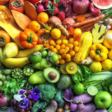 rainbow fruits and veges farmers market haul year round