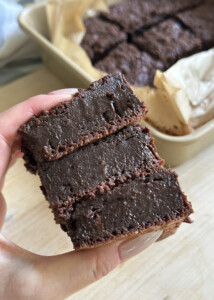 chocolate mochi brownies