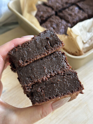 chocolate mochi brownies