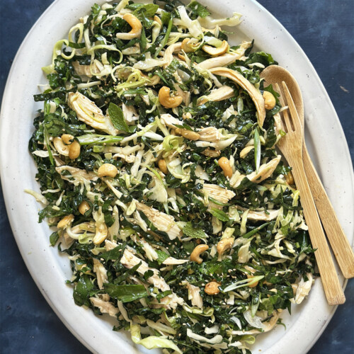 kale salad, hillstone dupe