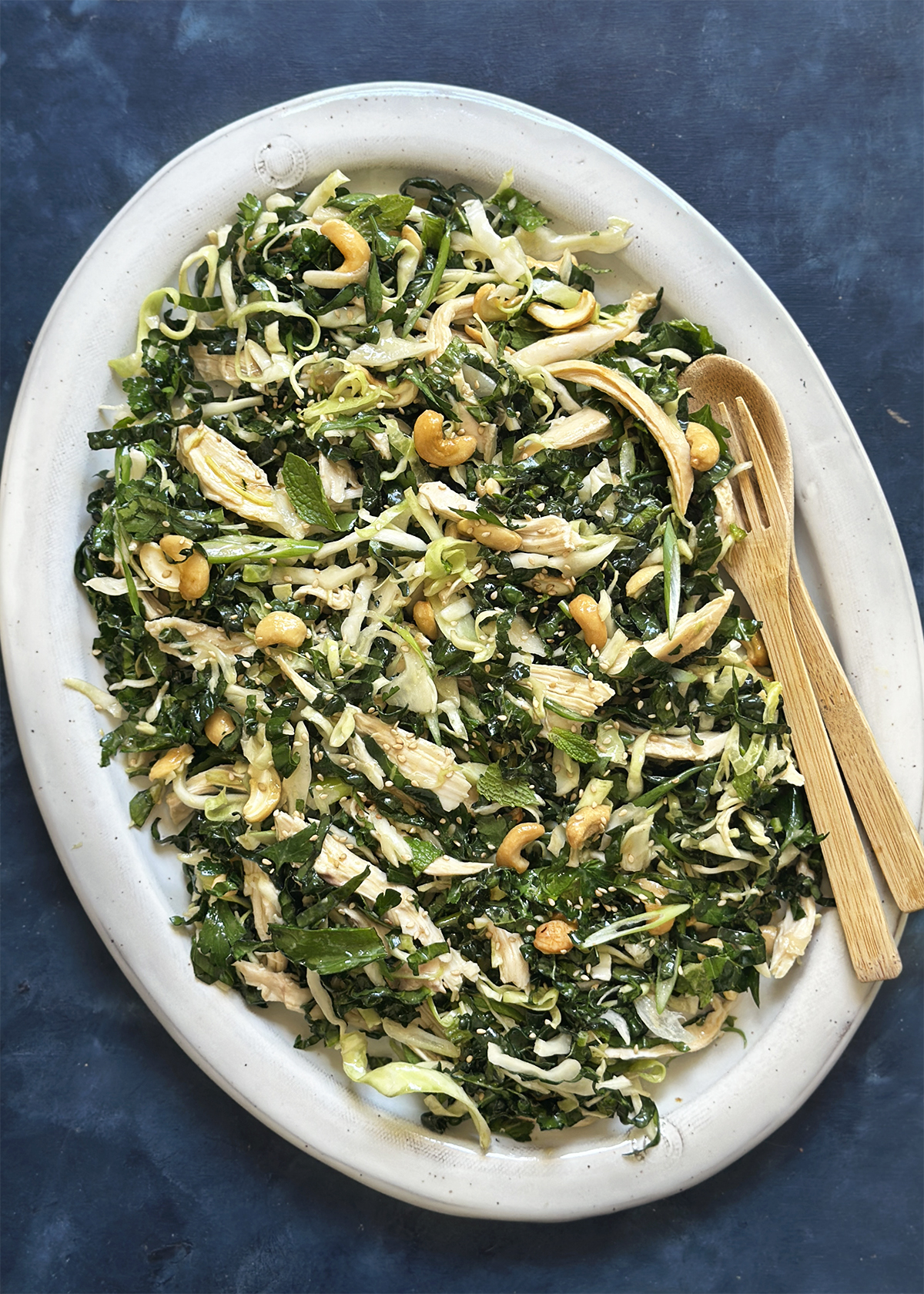 kale salad, hillstone dupe