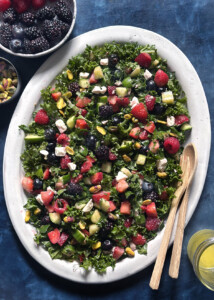 best kale salad with berries