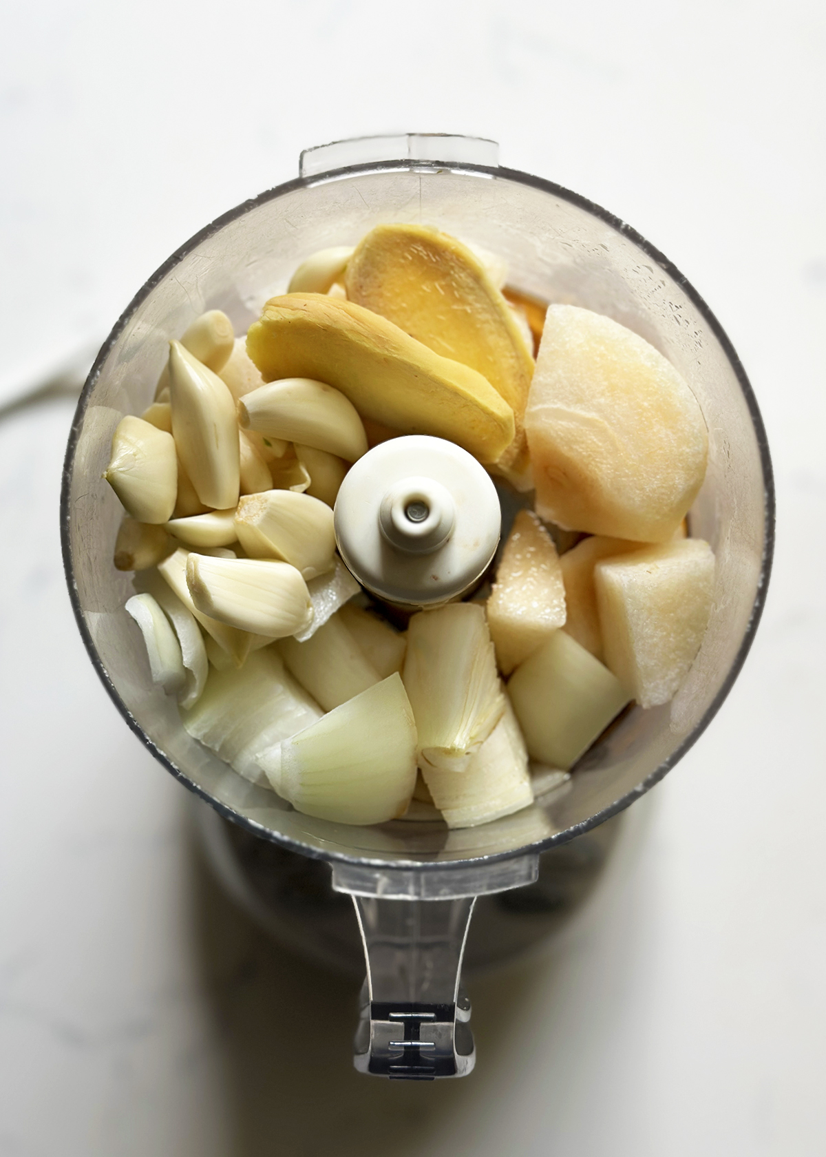 kimchi seasoning ingredients in food processor
