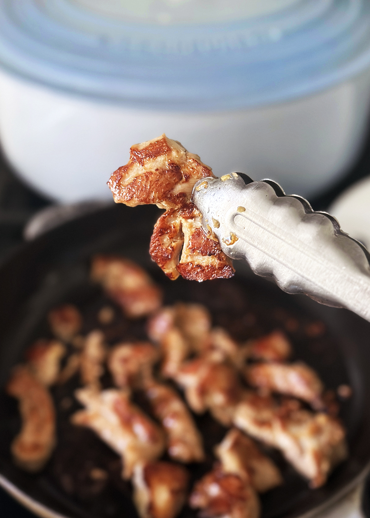 chicken bulgogi dark golden brown