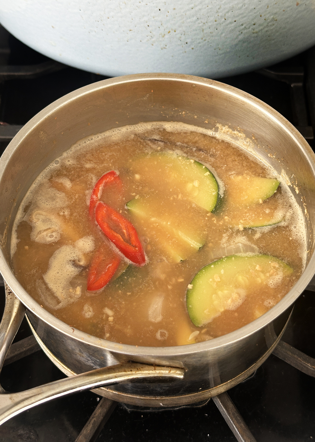 jalapeno zucchini mushrooms doenjang jjigae