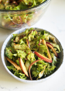 korean spicy lettuce salad, sang-chu geot-juri