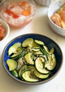 korean sauteed zucchini banchan