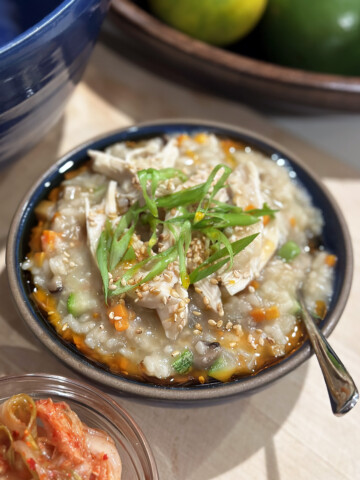 jook korean rice porridge