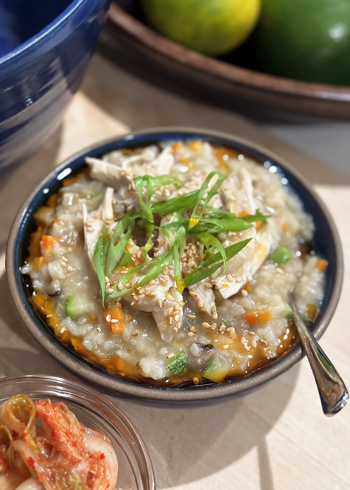 jook korean rice porridge
