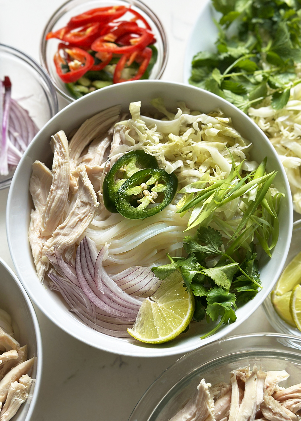 rotisseriechickenpho-greengarnsihes