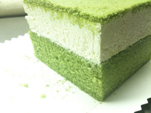 green tea tiramisu cake