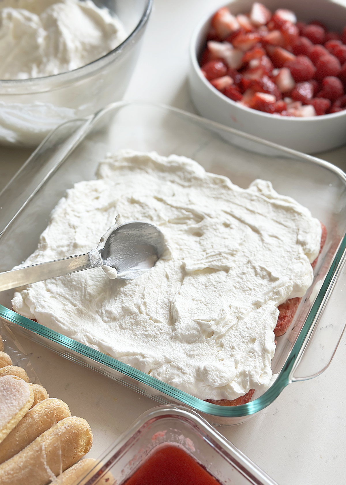 mascarpone chantilly cream layer