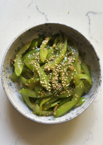 garlic sauteed celery