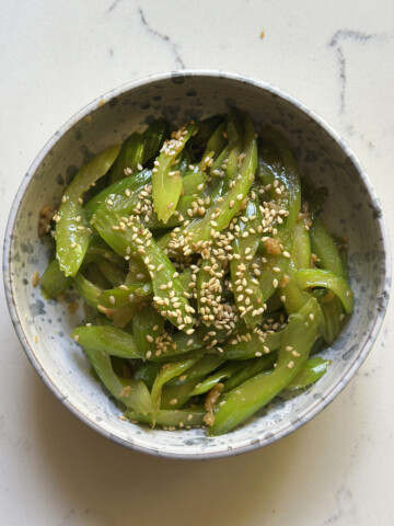 garlic sauteed celery